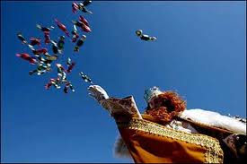 candy throwing